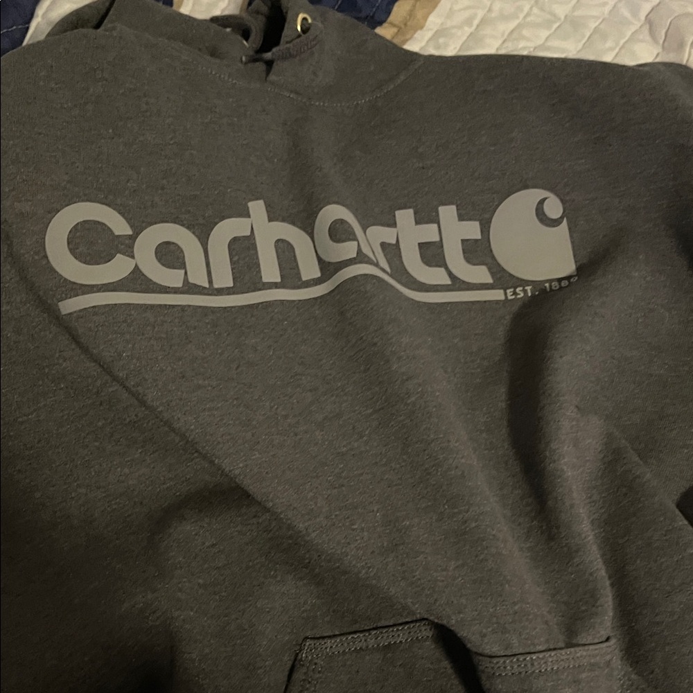 Carhartt Men's Charcoal Hoodie